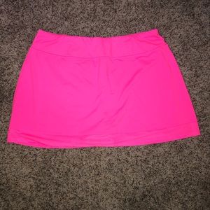Women’s XXL hot pink golf skort